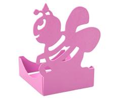 Alubox ZampirELLA Porte ou Bougie citronnelle Abeille, Rose, 7 x 11 x 19 cm
