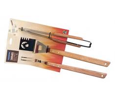 Tramontina 3 PC. Barbecue Tools-26499/051, Couleur Naturelle