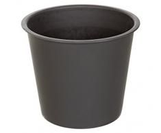 Dehner Pot de Fleurs Universel en Plastique Noir Ø 44 cm Hauteur 38 cm