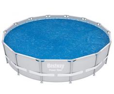 Bestway 58252 Bâche solaire diamètre 417 cm piscine hors sol ronde diamètre 427 à 457 cm