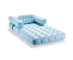 Pigro Felice - ModulAir 3-en-1 Piscine - Bain de Soleil Gonflable - Matelas Flottant - Pouf - Matériaux résistants - Longue Durée de Vie - Premium - Bleu Ciel