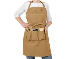 La cordeline CJN45CA Tablier de Jardinage ou de Cuisine Camel