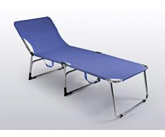 GREENBEE by Stiliac Lit Intelligent à Jambes Hautes, Bleu chiné