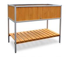 HABAU Lit surélevé avec Cadre en Aluminium – Jaune