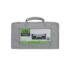 Dehner Housse de Protection pour Salon de Jardin Gris