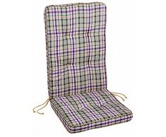 Best Coussin pour chaise épais 120 x 50 x 8 cm Marron, beige