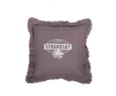 Strandgut07 - Oreiller avec fermeture éclair, 53 x 53 cm, Beige