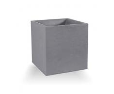 ARCA Vase Quadro Vulcano 40 x 40 cm Couleur Gris
