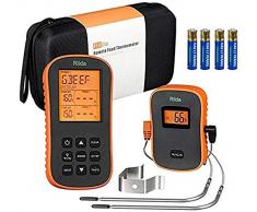 riida TM08 Thermomètres pour Barbecue, Noir