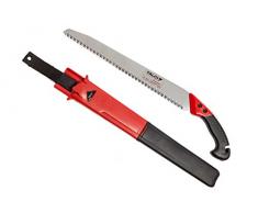 FALCI 251 a30030 Droite Scie avec Fourreau, 30 cm, Gris