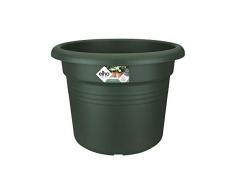 Elho Green Basics Cilinder 25 - Pot De Fleurs - Leaf Green - Extérieur - Ø 24.9 x H 18.5 cm