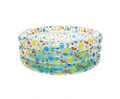 Bestway 51045 Piscine gonflable ronde Sea Life 3 boudins 150 x 53 cm