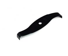 Ratioparts Couteau à débroussailleuse à 2 Dents Diamètre extérieur 280 mm Diamètre dalésage 25,4 mm Épaisseur 4 mm Noir