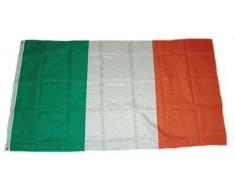 FahnenMax Drapeau King Irlande Drapeau/Drapeau – Résistant aux intempéries, Blanc, 150 x 90 x 1 cm, 16897
