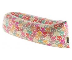 Studio Zapp riani Fauteuil de Salon, de lair Chaise Longue Chaise Longue Gonflable Sac dair avec Motif Renard, Multicolore, 250 x 90 x 90 cm, barbarianfox