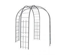 Louis Moulin Tuteurs Tube carré Gloriette, Ardoise, 245x245x250 cm