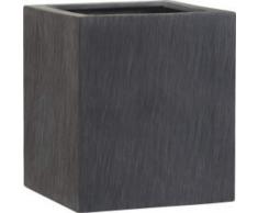 Esteras Bac à Fleurs carré pour Le Jardin, en Fibre de Verre 27 cm Graphite