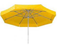 Schneider Parasol Jumbo, Jaune, env. 400 cm Ø, en 8 Parties, Rond, 400x400x295 cm