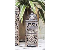 La Hacienda Menara Lanterne dextérieur Bronze brossé Taille M