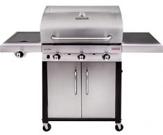 Char-Broil Performance Series 340S - Barbecue à gaz à 3 brûleurs avec système de cuisson TRU-Infrared, finition en acier inoxydable.
