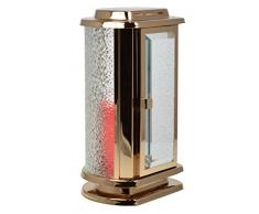 SMI Metall - & Handelswaren 0882 Lampe funéraire, Gold/Silber