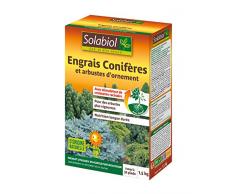 Solabiol SOCONY15 Engrais Conifères et Arbustes dornement 100% Organique | Action Longue Durée, 1,5 Kg