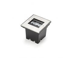 Konstsmide Effect IP65 GU10 Spot LED au Sol 230 V Moderne M Argenté.