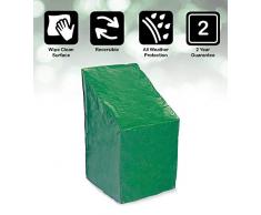 Bosmere de Neuf Thunder Gris empilage/Housse de Chaise inclinable – Gris Reversable Green and Black