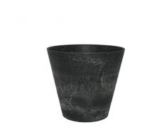 Ivyline 102162 Artstone Claire Pot de Fleurs Noir 27 x 24 cm