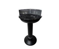 JFB 210467 Le Baracoa: Barbecue au Charbon de Bois, Noir, 52.5 x 51.5 x 95 cm