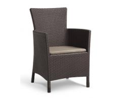 Transcontinental Group Ltd. Keter Iowa – Jardin Fauteuil gris