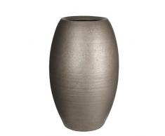 Mica Decorations 243110 Vase Ronde Vera H45d25 Champagne Concrete