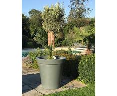 Pot de fleurs delight 200L gris - Fabrication française