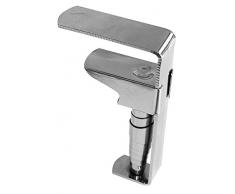 Fackelmann 61503 Accroche-Nappe Profi 4 pièces en INOX, Acier Inoxydable, Argent, 12x11,7x2 cm