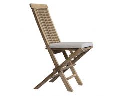 BOIS DESSUS BOIS DESSOUS Coussin de Chaise crème