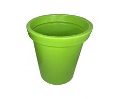 PlastUp Rotomoulage Pot de Fleurs Delight 200L Vert anis Hauteur 80cm Fabrication Française, Longueur et Largeur 60 cm