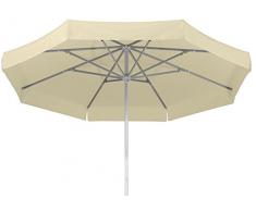 Schneider Parasol Jumbo, Naturel, env. 400 cm Ø, en 8 Parties, Rond, 400x400x295 cm