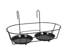 Garden Pic-Nic 42508 Support pour balcon avec 2 assiettes, 19 cm