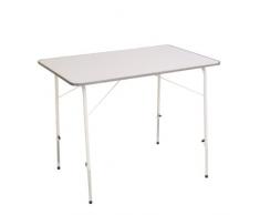 greemotion Camping Table réglable en Hauteur, Blanc