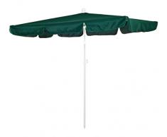 Dehner Bon Choix Parasol Saturn, env. 220 x 120 x 180 cm, Polyester, Vert