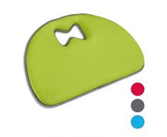 Relaxdays Coussin Jardin,Aide, Universel avec poignée, Tapis Genoux, Vert, Clair