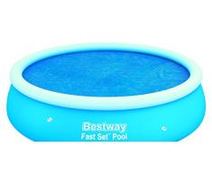 Bestway 58060 Bâche solaire diamètre 210 cm pour piscine hors sol Fast Set™ ronde diamètre 244 cm