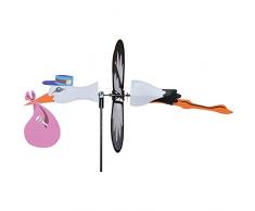 Premier Kite PK25185 Girouette Petit Cigogne Fille, Multicolore, 57 x 32 x 70 cm
