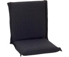 beo HL Coussin de Chaise de Jardin à Fermeture éclair avec Fermeture éclair P112 Gris foncé chiné 120 cm x 52 cm x 8 cm