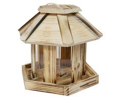 Windhager Mangeoire Wilder Kaiser, Silo, poulailler, Distributeur de Nourriture pour Oiseaux, 06934, Naturel flammé