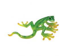 Design Toscano QS292570 Statuette Gecko Tropical, Multicolore, 30.5 x 38 x 9 cm