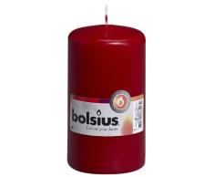 Ivyline Bolsius Lot de Bougies Pilier Pillar Candle 130 x 70 Rouge vin