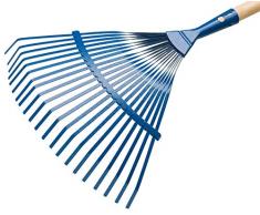 AGEF Râteau balai 22 dents fixes, bleu