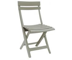 GROSFILLEX Miami Chaise Pliante, Lin, 50 x 42 x 80 cm