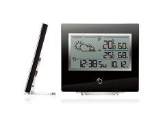 Oregon Scientific OS Bar 800 Station météo Design Ultra Plate Noir 14,2 x 1 x 13 cm